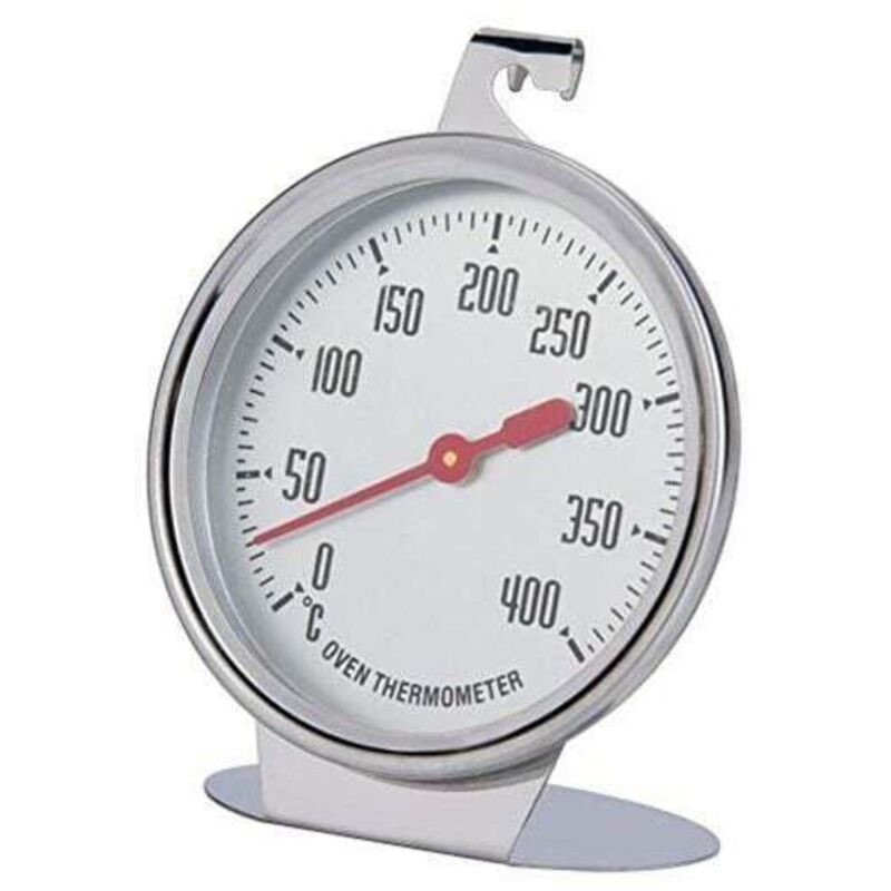 Ofenthermometer, Temperaturanzeige, sofort ablesbares Thermometer, Edelstahlsonde, Haltezifferblatt, großes Kaliber, Backzubehör für die Küche - Ymyny