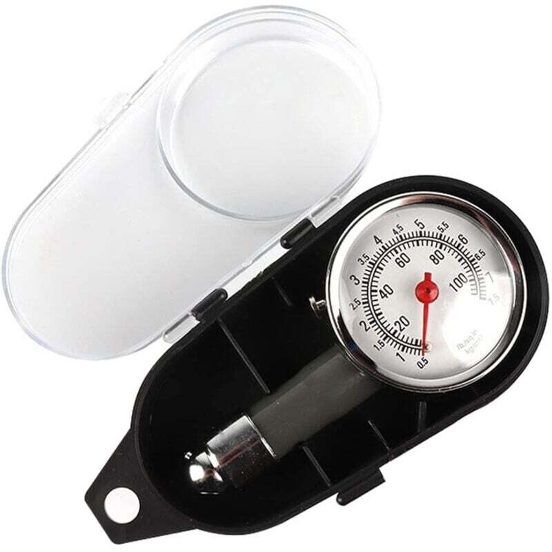 Ymyny - Reifendruckmessgerät, Reifendruckprüfer, Mechanisches Druckmessgerät, Für Autos, Autos, Wohnwagen und Anhänger