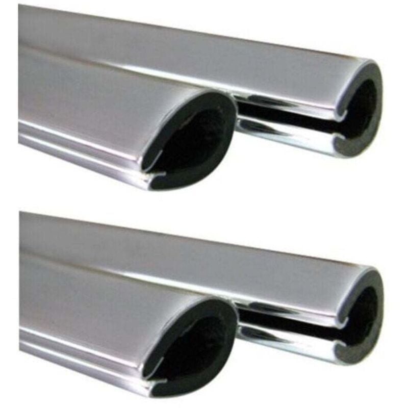 Ymyny - Set 4 Tür Stoßstangenleiste Profil Auto Tuning Chrom 88cm 68cm -