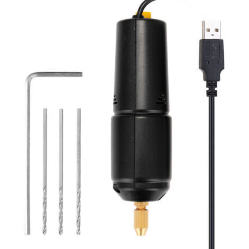 Z-U36 Mini-Elektrobohrmaschine USB-Epoxidharz-Flachstanze 5V Elektrobohrmaschine Kleiner Elektroschleifer