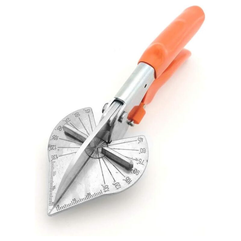 Ersandy - Zange, Gelenkschere, Gartenschere, Mehrwinkel-PVC-Polymer-Schere für pe, pvc, ppr, Schneiden, Rohre, Äste, Drähte und Winkel von 40 bis 135