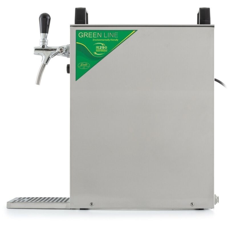 Zapfanlage, Bierzapfanlage K 40 1-leitig Bier Durchlaufkühler, Trockenkühler, 50 Liter/h, Green Line