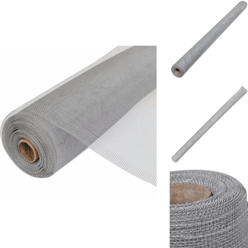 Vidaxl - Aluminium Gewebe Lichtschacht Draht Alu Fliegengitter Gaze - Alu Gewebe - Fliegengitter - Gartenzaun - Vogelfänger - Kaninchendraht