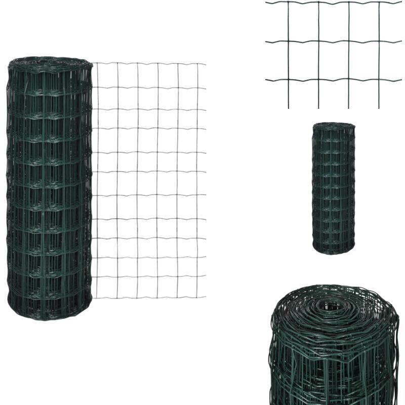 Gitterzaun Schweiß Maschendraht gitter 10x1,5m - Zaun - Gartenzaun - Maschendrahtzaun - Metallzaun - Stabiler Zaun