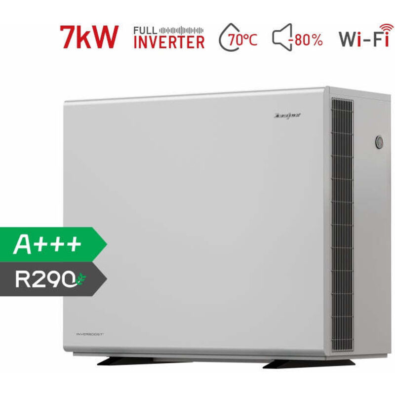 Zealux Inverboost Pad R290 7kW Luftquellen-Wärmepumpe Monoblock - Inverboost Multifunktionale ASHP Warmwasserbereitung