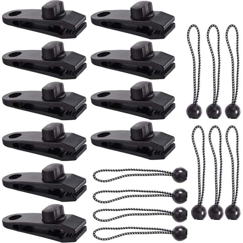 Zeltplanenclips, 20 Stück, Zeltclips, Hochleistungs-Planenclips, Planenclips für Markisen, Krokodilmaul-Zeltclips für Zelte, Planen, Markisen,