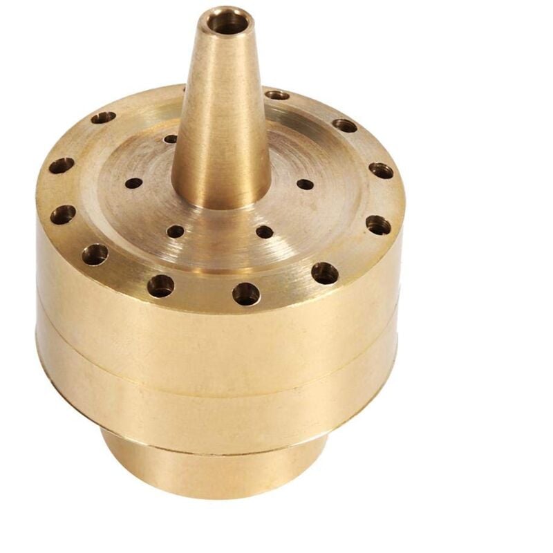 Ej.life - Zerodis Messing-Düsenaufsatz für Brunnen, Form: Sule, Feuerwerk, für Wasserbrunnen, Sprinkler, für Gartenteich, Brunnen, Wasser-Sprühkopf,