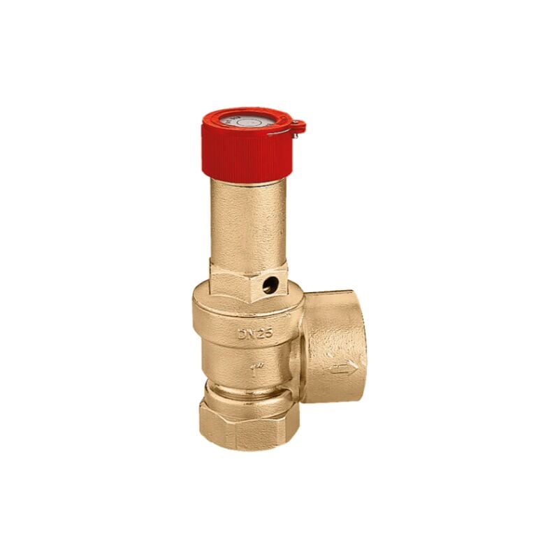 Zertifiziertes normales Sicherheitsventil. Anschlüsse 1' x 1 1/4', Einstellung 1,5 bar Caleffi 513615 1' x 1 1/4' - 1,5 bar