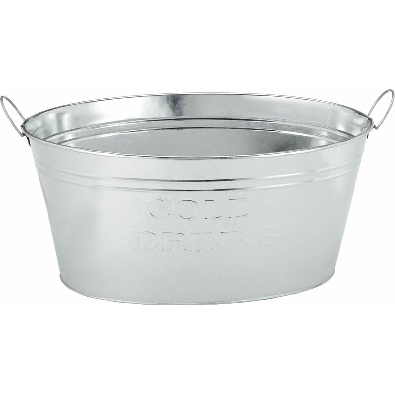 Xxl Champagnerschale - Zinkwanne 24 Liter - Champagnerkühler Sektkühler Eiskübel