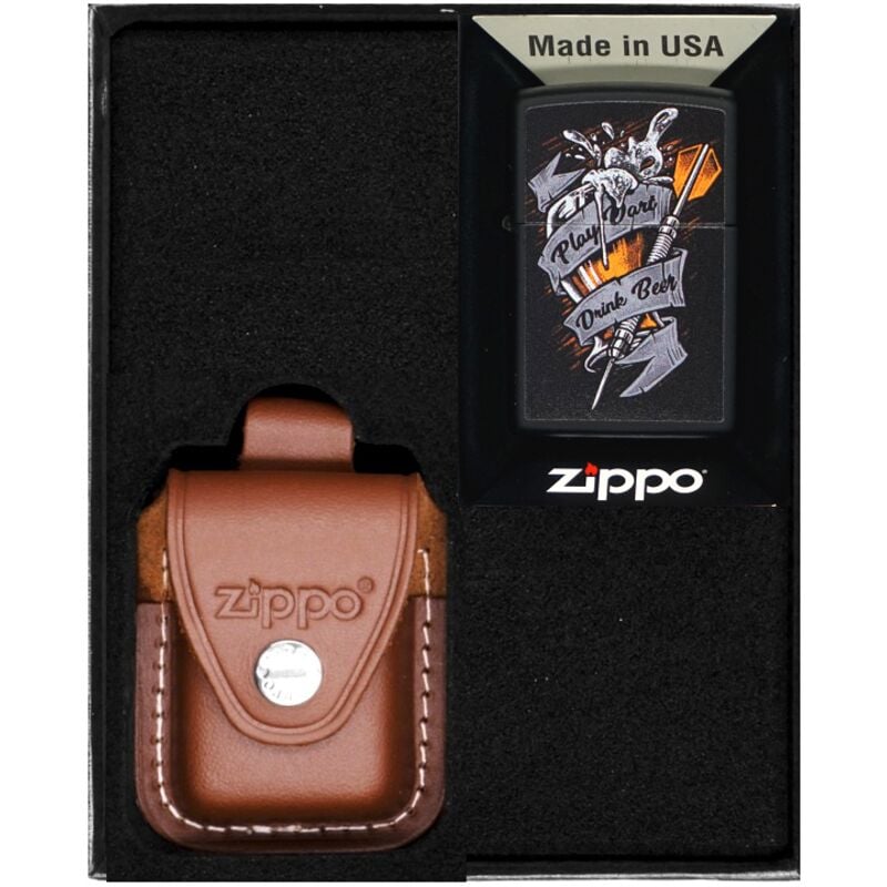 ZIPPO Feuerzeug DARTS DESIGN Geschenkset Nr. 2