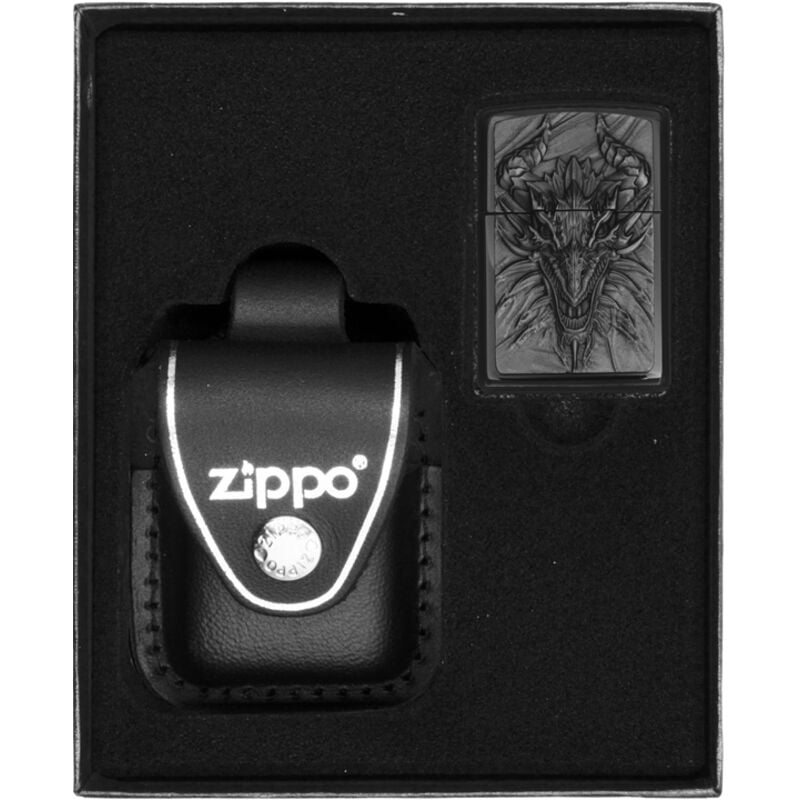 ZIPPO METAL DRAGON Feuerzeug Geschenkset Nr. 3