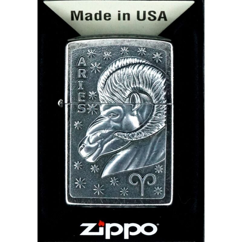 ZIPPO ZODIAC ARIES Feuerzeug Widder 2006507