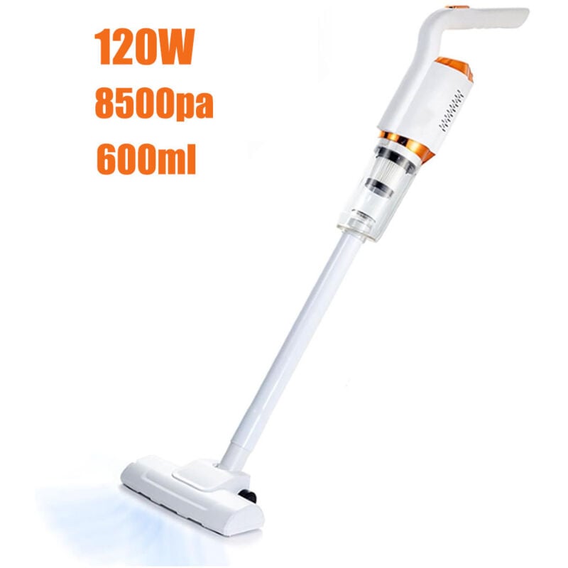 Zoternen Akku-Staubsauger, 120 W/8500 Pa, leistungsstarker Akku-Staubsauger, 600 ml, für Hartböden/Teppiche/Tierhaare