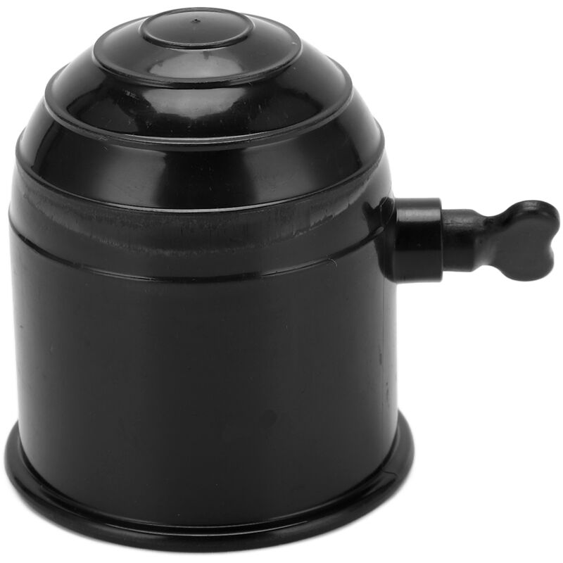Zoternen - Anhängerkupplung mit Kugelkappe, Universal-Anhängerkupplung, Schutzhülle, Autozubehör, mit Knopf für Wohnmobil (Schwarz CP‑0234)