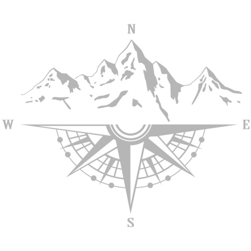 Zoternen - Autoaufkleber, Bergaufkleber, Aufkleber für Motorhaube, Autokarosserie, Seitentür, Wasserdichte Aufkleber, Streifen-Aufkleber für lkw,