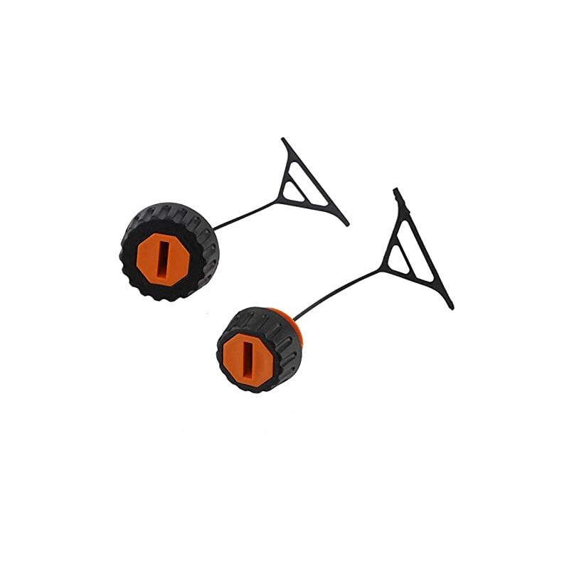 Jeffergrill 2pcs öldeckel Kraftstoffdeckel für Benzin Tankdeckel Fuel Cap Ölkappen Kettensägen Benzin Kraftstoffkappe Rasenmäher für stihl 028 038