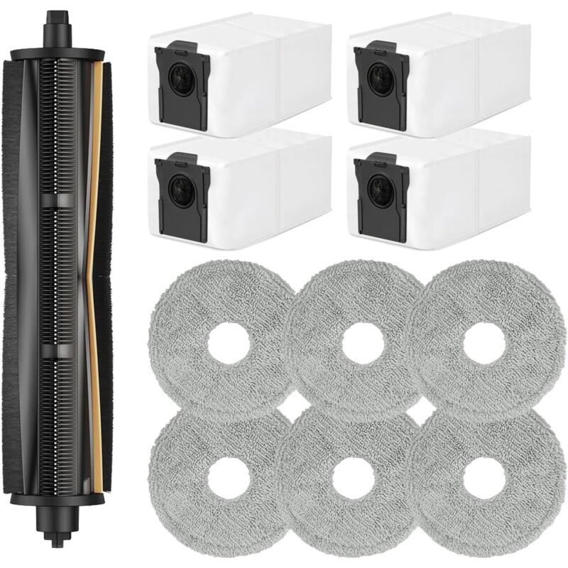 Zubehör für Dreame L40 Ultra AE, L10s Pro Ultra Gen 2, L40 Ultra, X40 Ultra, L10s Ultra, L10s Pro Ultra HEAT: 4 Beutel, 1 TriCut-Bürste, 6