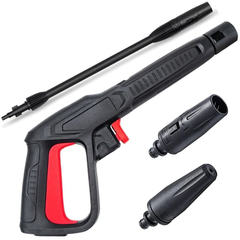 Zubehör für Hochdruckreiniger, Ersatzteilset für 2350-PSI-Hochdruckreiniger mit Schnellverschluss-Spritzpistole für Bosch AQT mit verstellbarer