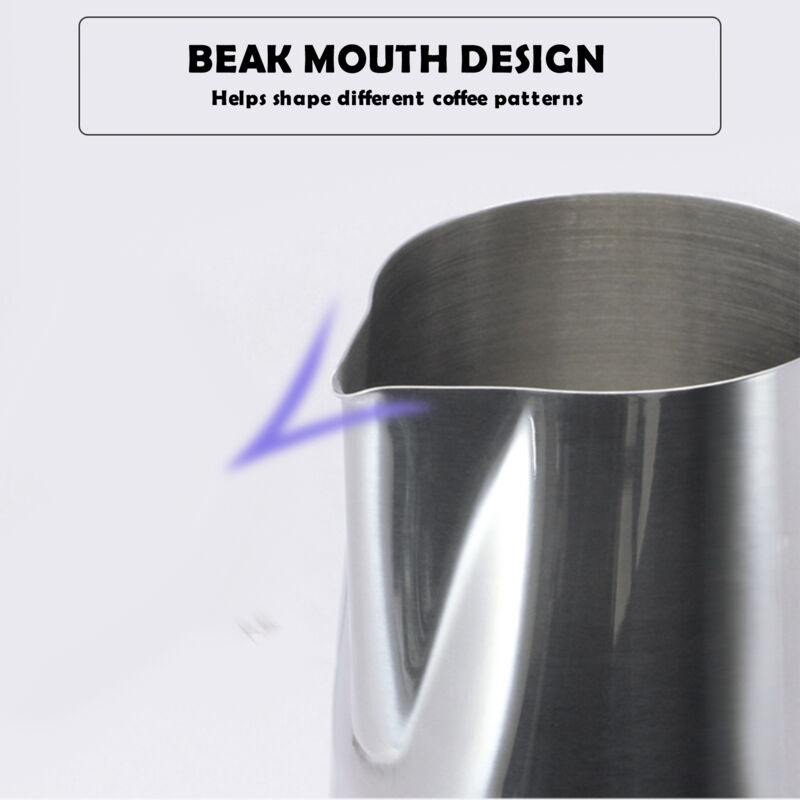 Zubehör für Kaffeebars, Milchaufschäumkännchen, Dampfkännchen, Zubehör für Espresso- und Cappuccino-Maschinen, Milchaufschäumbecher für Barista-Cafés