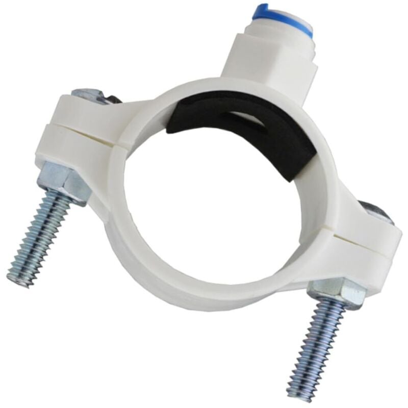 Zubehör für Spülbeckenablauf: Montagezubehör – Spülbecken-Wasserfilter – Umkehrosmose-Wasserfilter – 1/4'-Sattelklemme – Schnellanschluss –