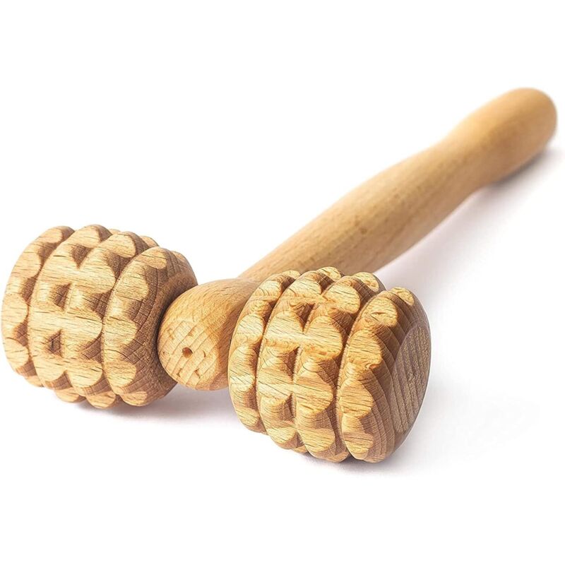 Zubehör Massagegerät Roller Massagegerät Gesicht Kopf Gerät Maderotherapie Holz