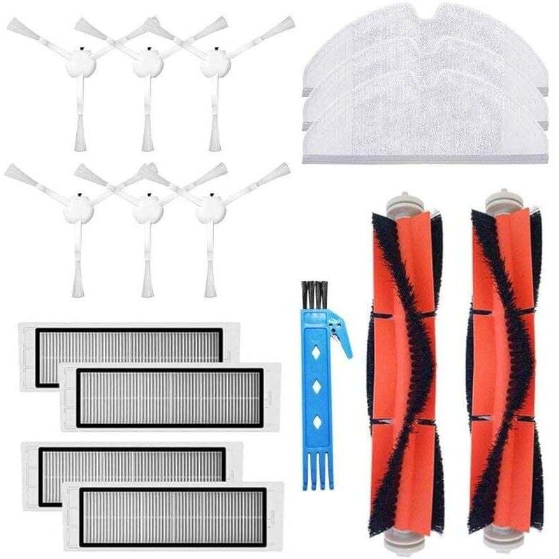 Zubehör-Set für Xiaomi XM200022 Roboter 25012 Roboter-Staubsauger Xiaomi 1C Roboterteile 2 Hauptbürste 4 Seitenbürste 6 Fi