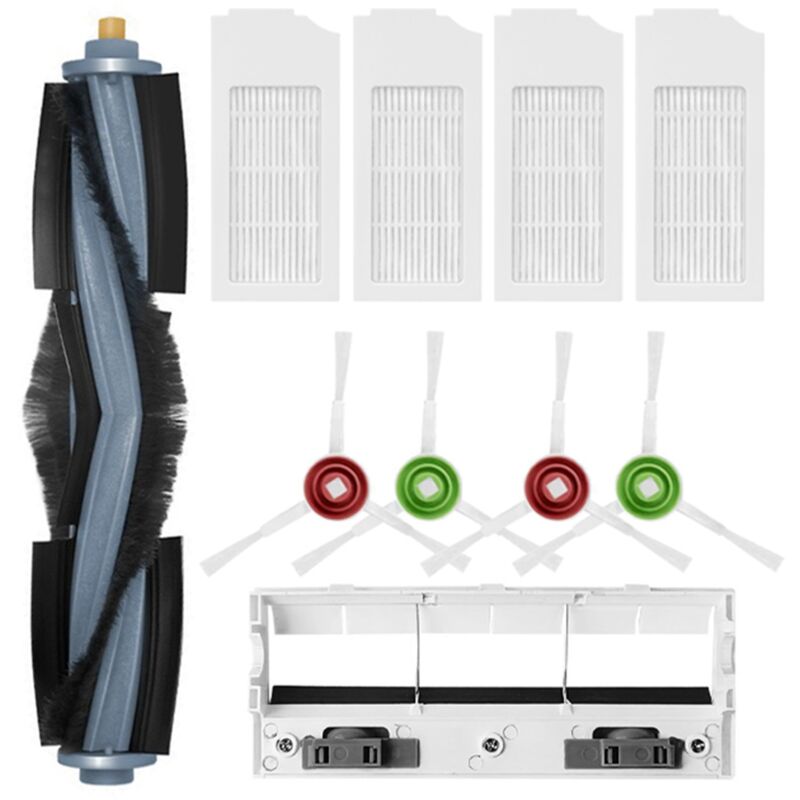 ZubehöR Teile für T10 turbo Roboter Vakuum Staubsauger Zur Reinigung Haupt BüRste Reinigen Seiten Rollen Hepa Filter