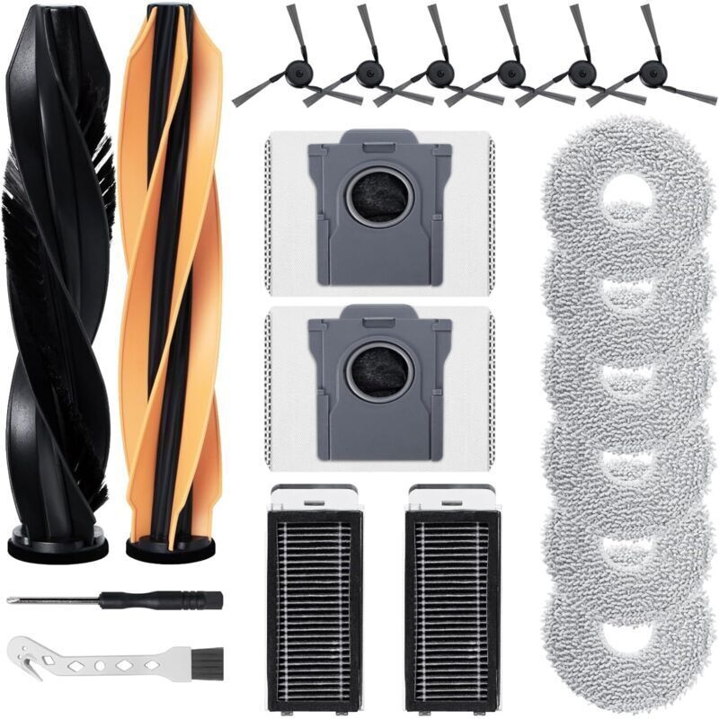 Zubehörset für DREAME Matrix10 Ultra / L40s Pro Ultra / X50 Ultra Complete / X50 Master / L50 Pro Ultra Saugroboter, für Mova V50 Ultra Complete /