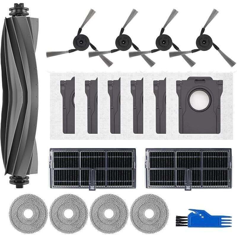 Zubehörset für Dreame X40 Ultra Complete / X40 Master / L40 Ultra / Mova P50 Pro Ultra Saugroboter, 1 Hauptbürste,
