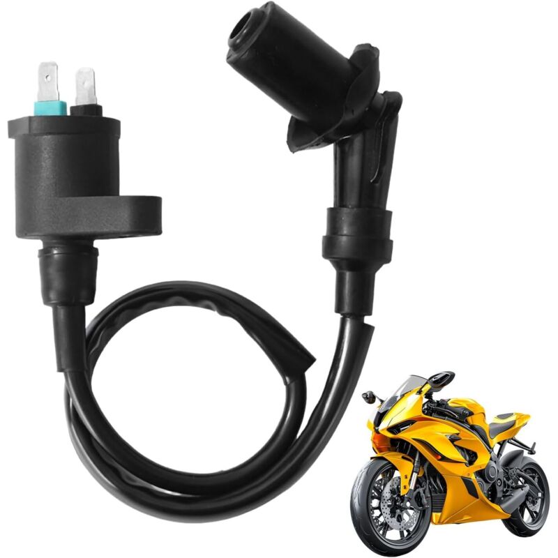 Zündspule, 42 cm Motorrad-Zündspule, Zündspulenpaket, für GY6 50cc 125cc 150cc Motoren, Zubehör für GY6 Motorrad-, Dirtbike-, Roller- und Mopedmotoren