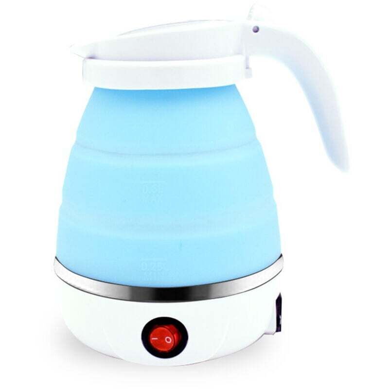 Zusammenklappbarer 600-ml-Wasserkocher – Elektrischer Wasserkocher – Wasserkessel – Mini-Wasserkocher – Reise-Teekanne – Outdoor-Kaffeemaschine –