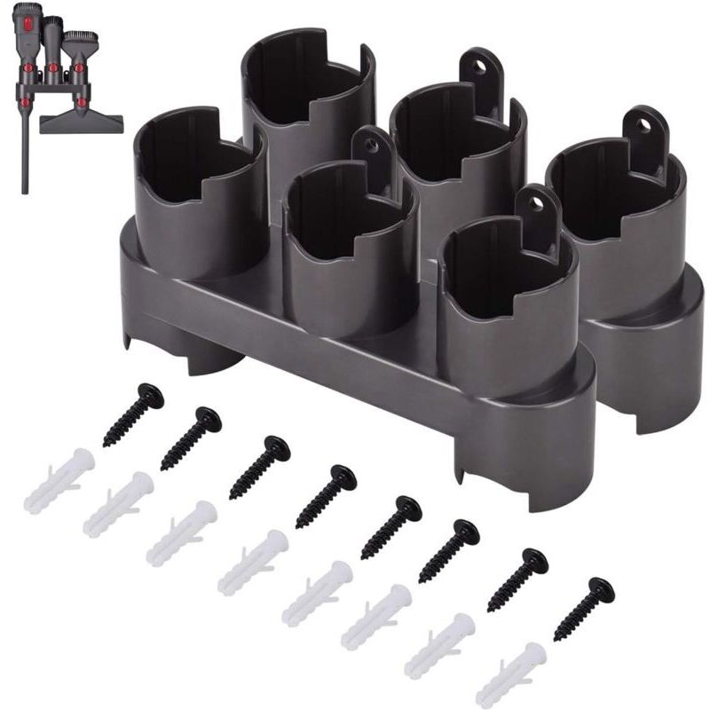 2 Pcs Support d'Accessoires pour Dyson V7 V8 V10 V11, Montage Mural pour Accessoires de Rechange - ZVD