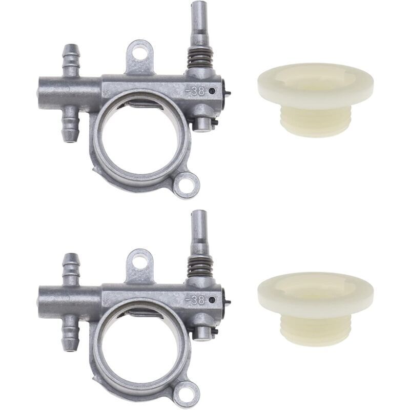 ZVD-2 stücke Kettensäge Ölpumpe mit Schneckengetriebe Passt 25CC/38CC 2500/3800 Kettensäge Outdoor Power Tool Ersatz Teile