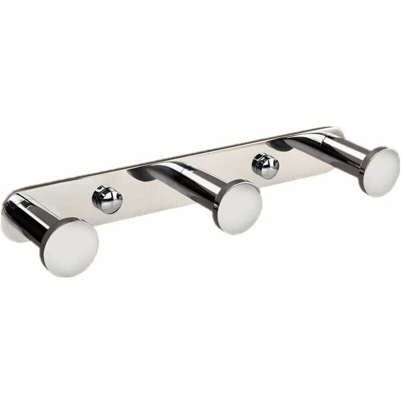 ZVD 3 Handtuchhaken Handtuchhaken Wandhaken Kleiderhaken Handtuchhalter Haken Bad Wandhalterung Edelstahl Chrom Bad und Küche Haken