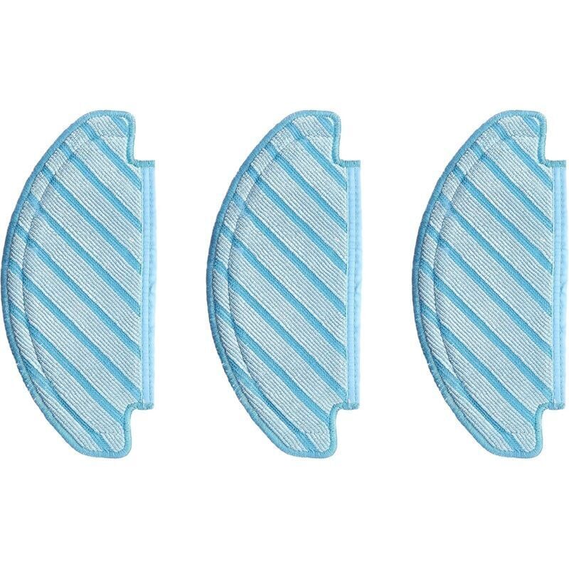 ZVD-3er-Pack waschbare, wiederverwendbare Wischtücher für den Roboterstaubsauger DEEBOT OZMO T8 AIVI, N8, N8 Plus, N8 Pro, N8 Pro Plus, N10 Plus