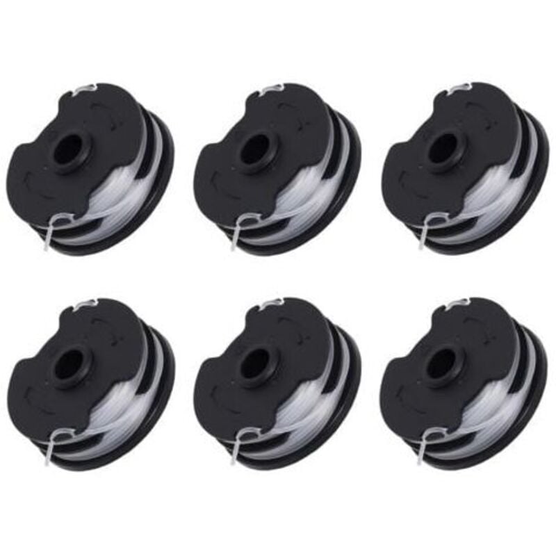 ZVD- 6er Set Ersatzspulen für Akku-Motorsense Parkside PRTA 20-Li C3 IAN351753