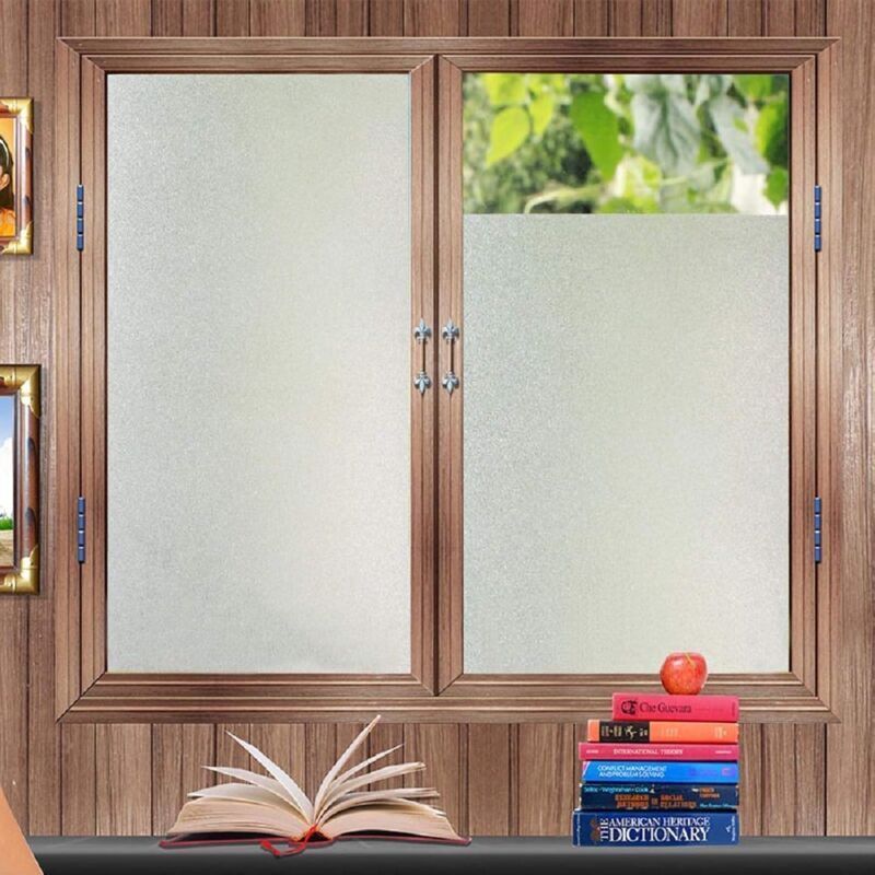 ZVD Blendschutzfolie, Verdunkelungsfolie, Anti-UV-Fensterfolie, Blickdichte Fensterfolie, Verblasste Fensterfolie, Statisch Haftende Glaswirkung,