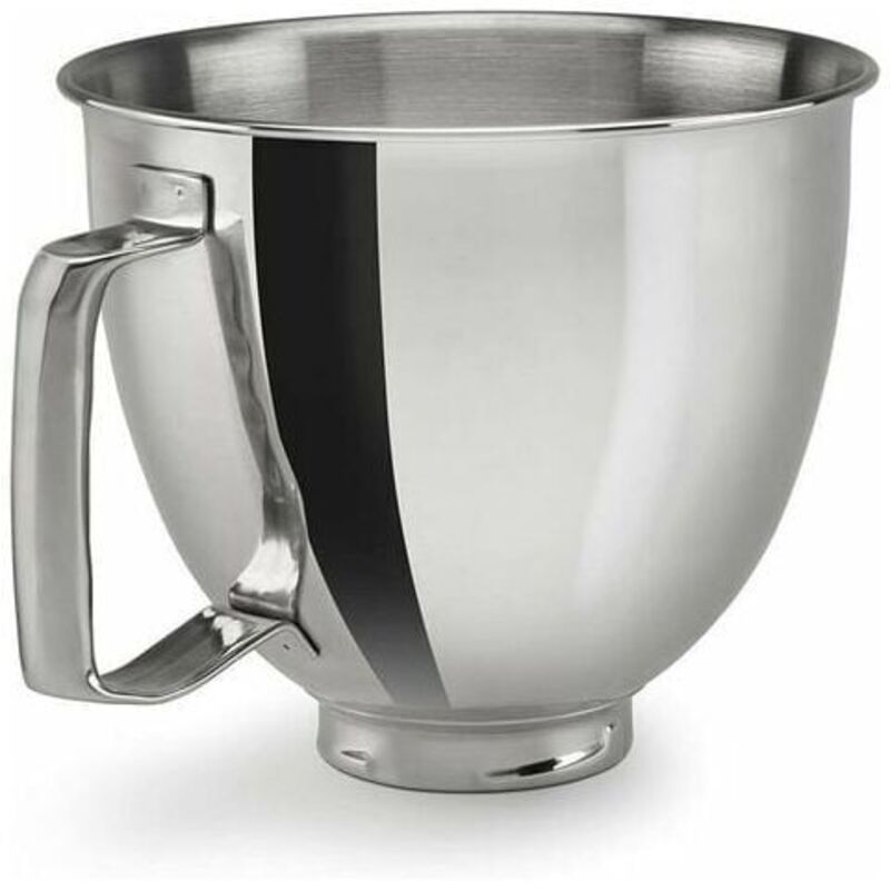 ZVD-Edelstahlschüssel für KitchenAid 4,5–5 Quart Tilt-Head Mixer, Ersatz durch KitchenAid Rührschüssel, spülmaschinenfest