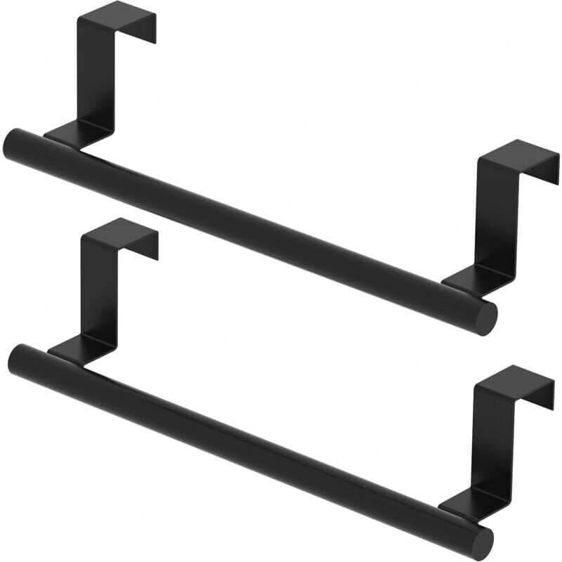 ZVD - Handtuchhalter über dem Schrank, Handtuchhalter für die Küche über der Schranktür, Handtuchstange aus Edelstahl für die Schranktür,