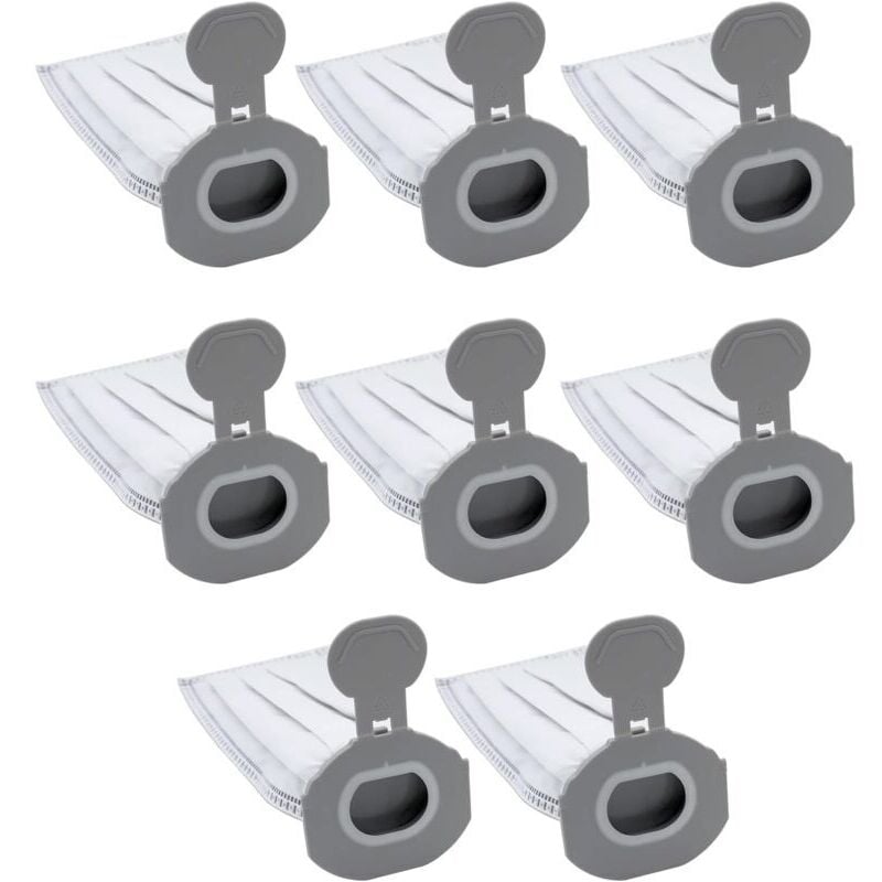 Lot de 8 sacs d'aspirateur FP7 pour Vorwerk, sacs d'aspirateur compatibles avec Vorwerk Kobold VK7 FP7, sac filtrant de qualité supérieure, sacs à