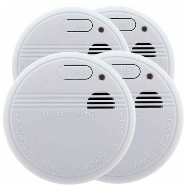 ZVD- Magnetische Klebeplatte für Rauchmelder, 3 selbstklebende Magnethalterungen, Montage ohne Bohren und Schrauben für alle Rauchmelder und