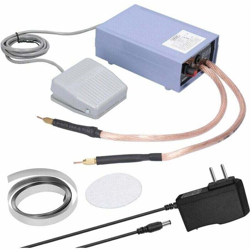 Soudeuse par points 18650 5000W 6200mAH, soudeuse par points réglable à courant portable 0-800A pour batteries 18650 - ZVD