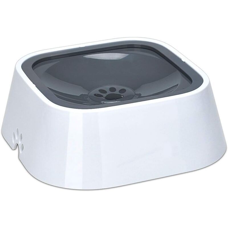 ZVD Wassernapf für Haustiere, 1,5 l, schwimmender Futternapf für Haustiere, Auftriebswassernapf mit Überlaufschutz für Hunde und Katzen, BPA-frei,