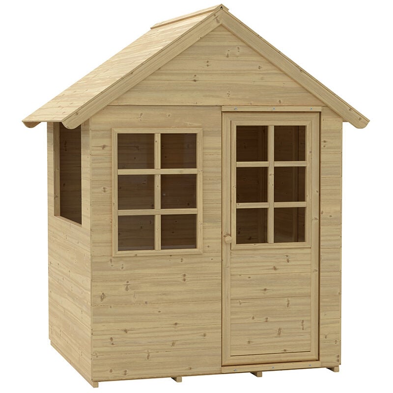 Holla Kinder Spielhaus für den Garten Holz - Zwerkules