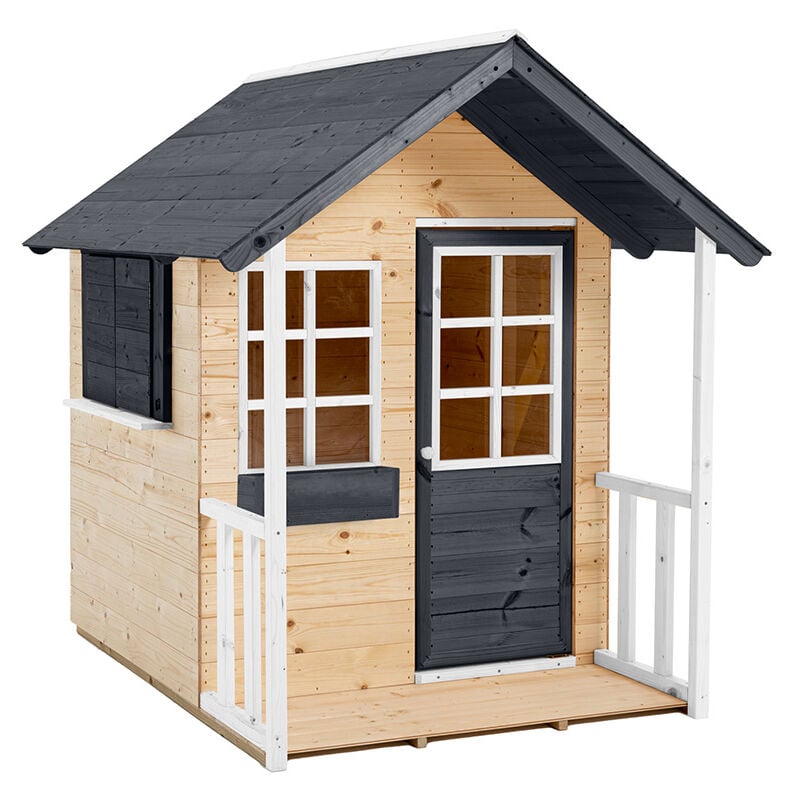 Zwerkules Holli Kinder Spielhaus für den Garten Holz