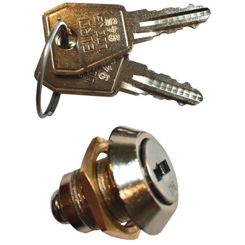 Zylinderschloss mit zwei Schlüsseln passend für Werkstattwagen mit 4 Schubladen