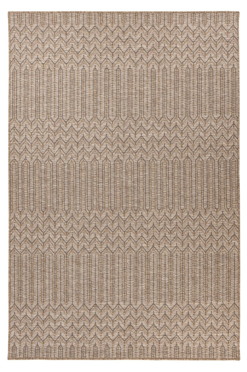 Teppich Höhe 9 mm Kurzflorteppich rechteckig Natur Indoor Outdoor 4 Größen