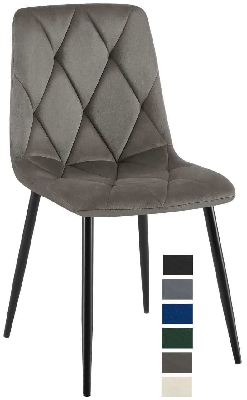 Esszimmerstuhl Stuhl Samt Wohnzimmerstuhl Besucherstuhl Küchenstuhl Bürostuhl