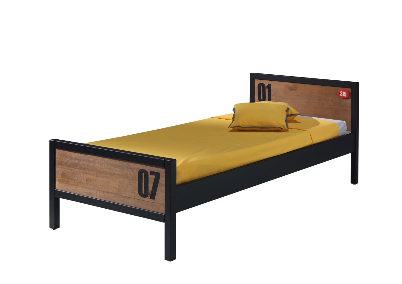 Set Einzelbett 90x200 Lattenrost Kinderbett Kindermöbel Kinderzimmer Jugendbett