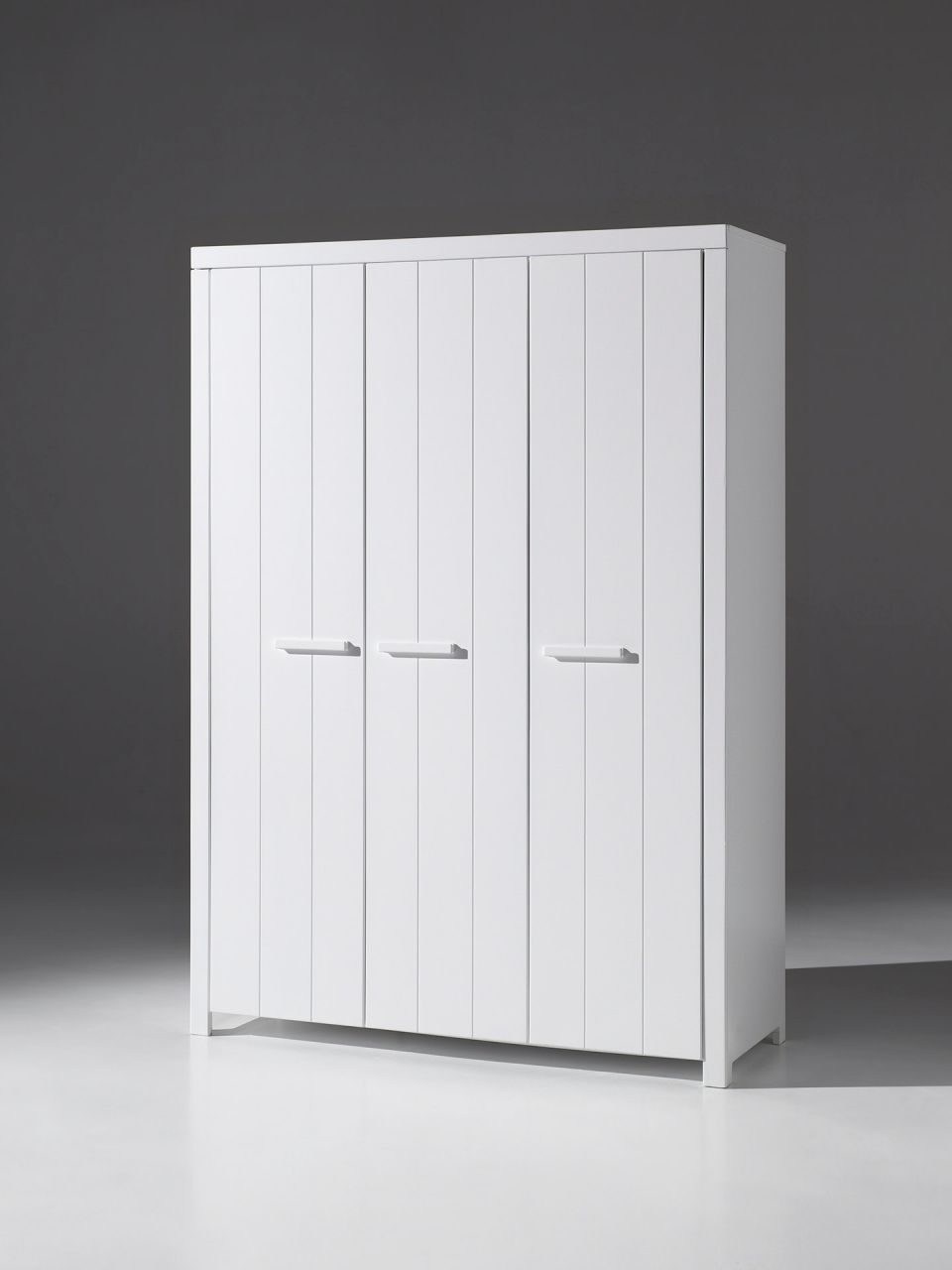 Vipack: Kleiderschrank'ERIK' 3-Türig-Jugend-/ Kinderschrank Kleiderstange- Weiß